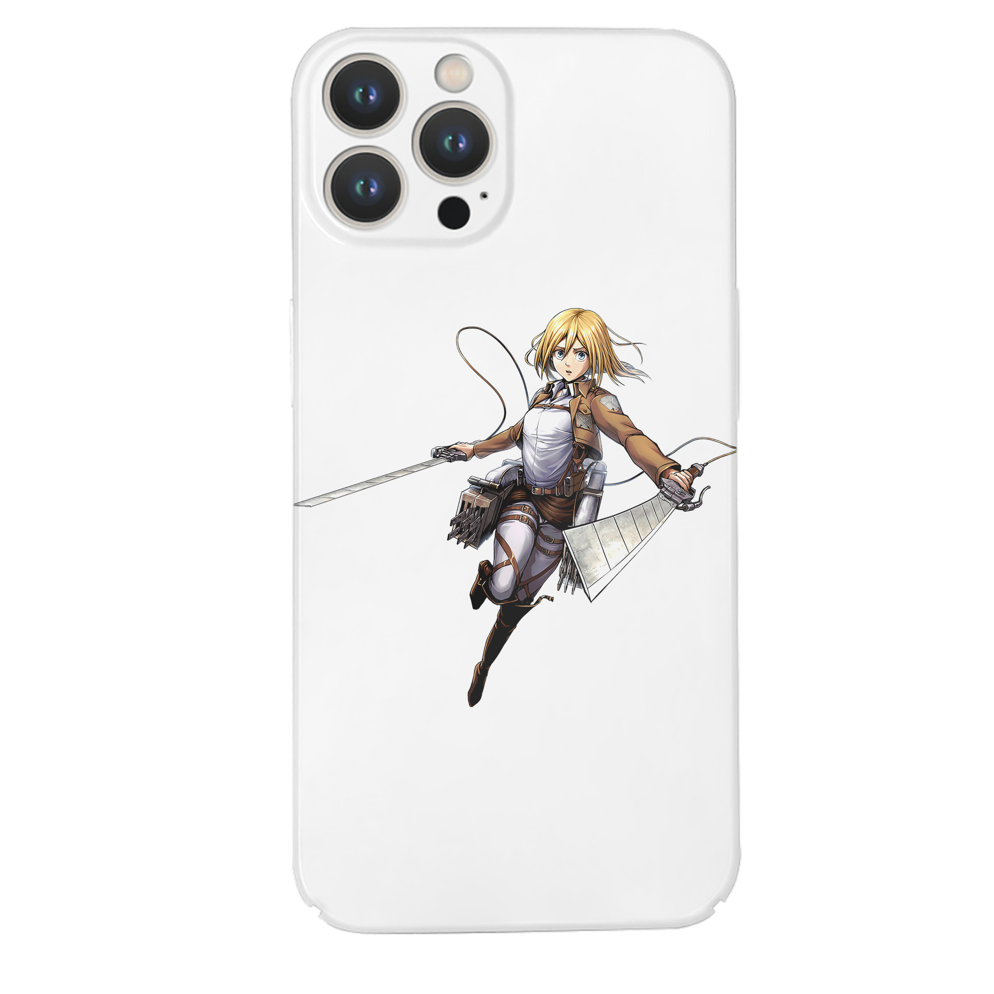 （画像用） 進撃の巨人 クリスタ·レンズ Attack on Titan Christa Lenz 【iPhone 14シリーズ対応】ハードケース